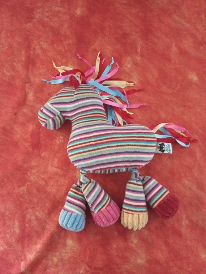 Grand cheval multicolore Jellycat