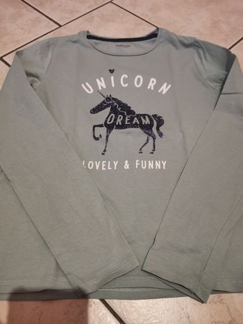 T-shirt ML fille 10 ans vertbaudet