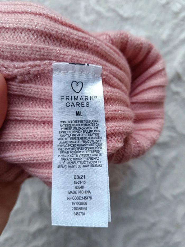 Bonnet maille et pompon paillettesFille 3/6 mois (M-L) Primark - photo numéro 5