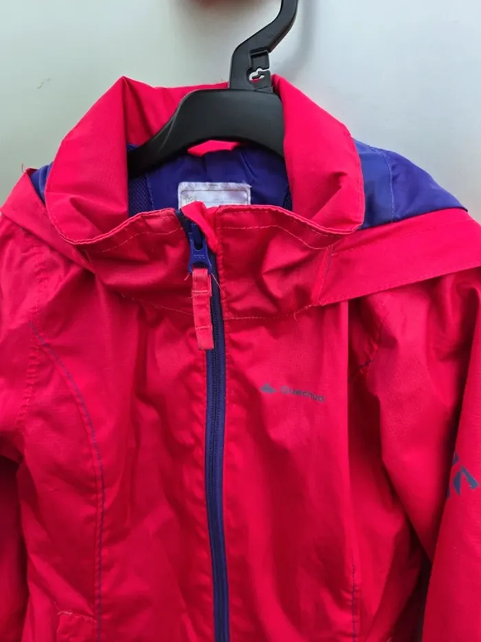 Veste imperméable 6 ans Quechua fuschia violet - photo numéro 5