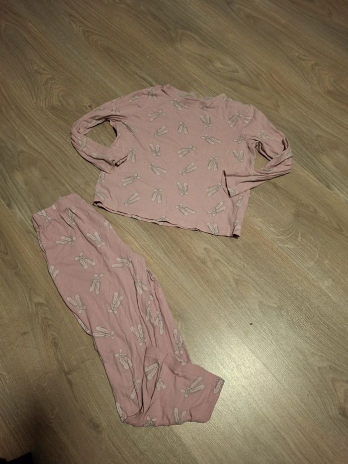 Pyjama 2 pièces rose fille 6 ans primark