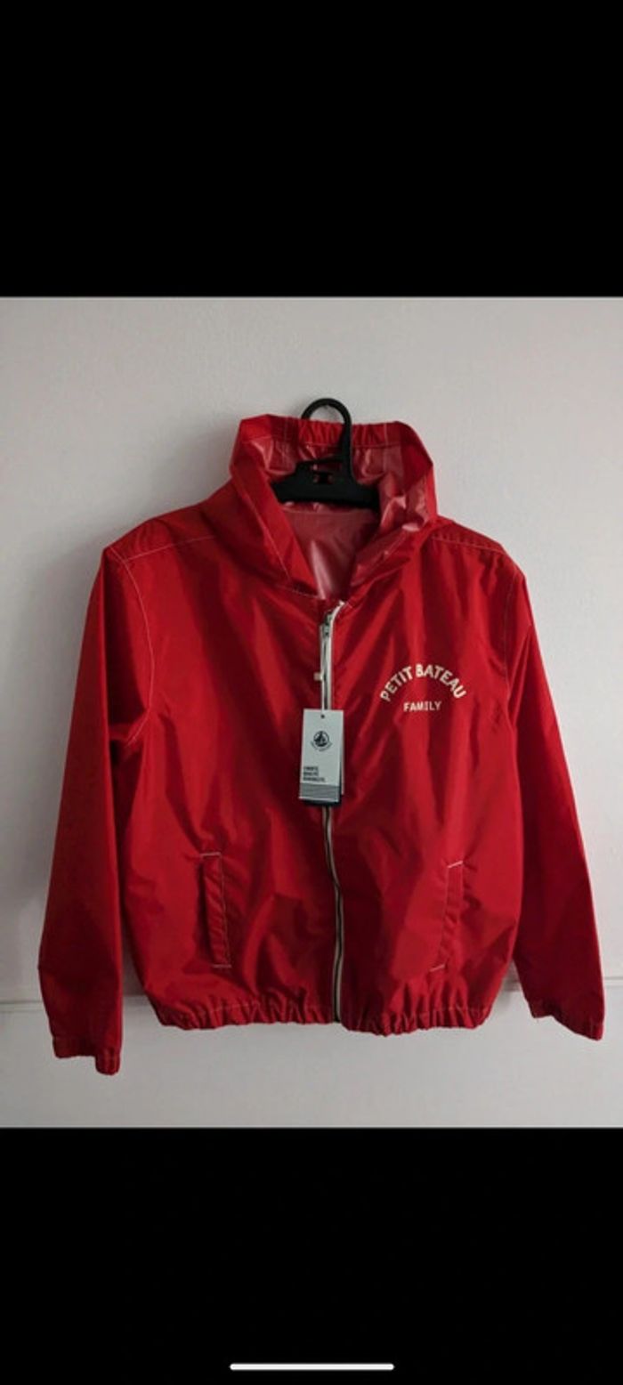 Coupe vent rouge petit bateau Family 12 ans