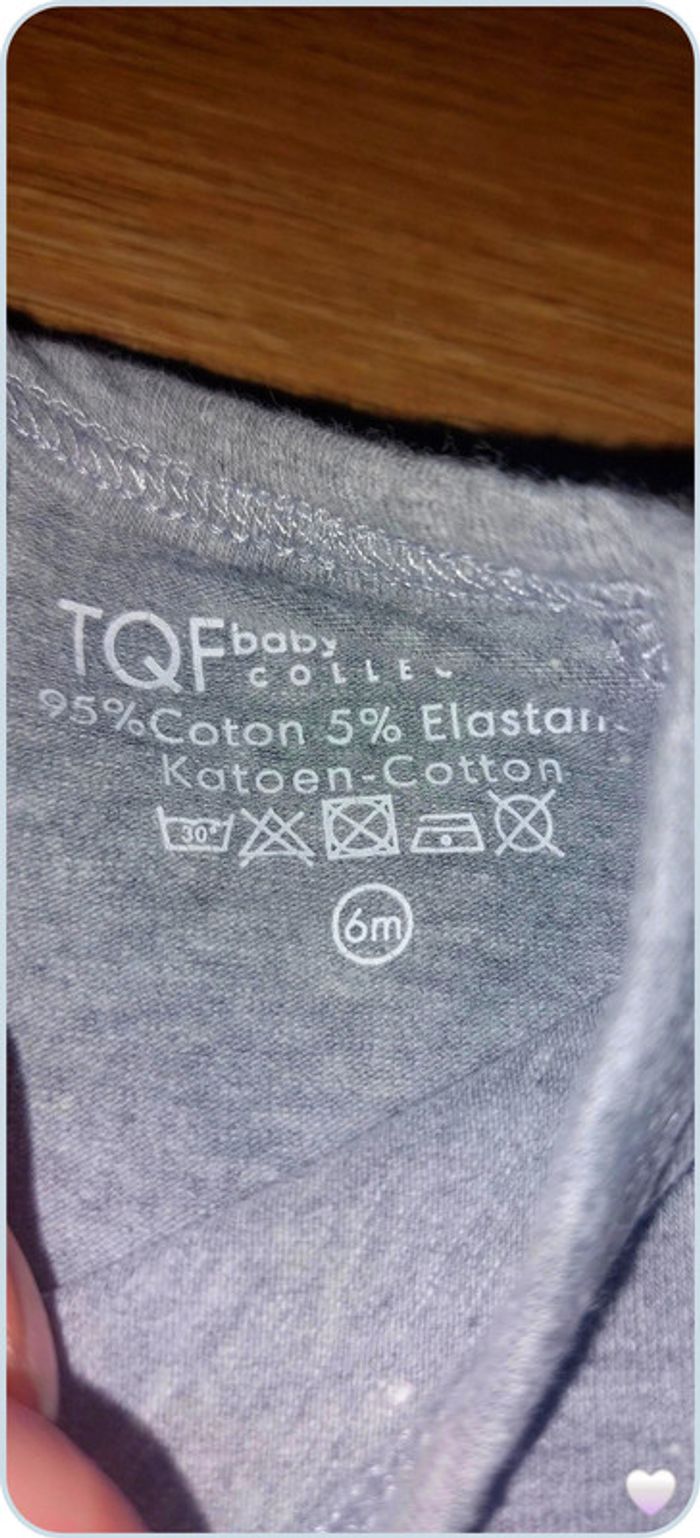 pyjama gris 6 mois - photo numéro 3