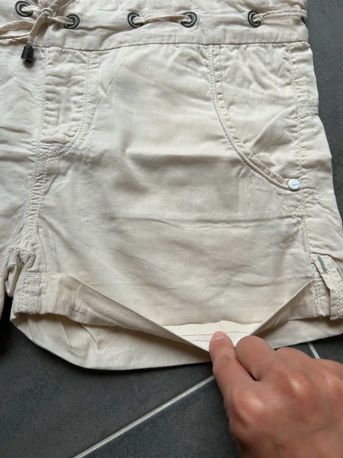 Short tissu léger couleur crème femme taille 37 G-star - photo numéro 6