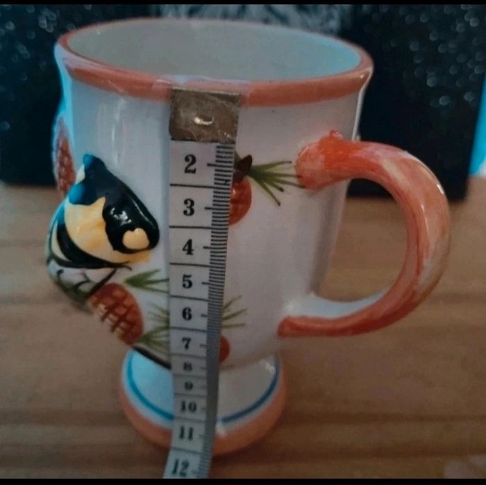Tasse vintage avec cigale - photo numéro 6