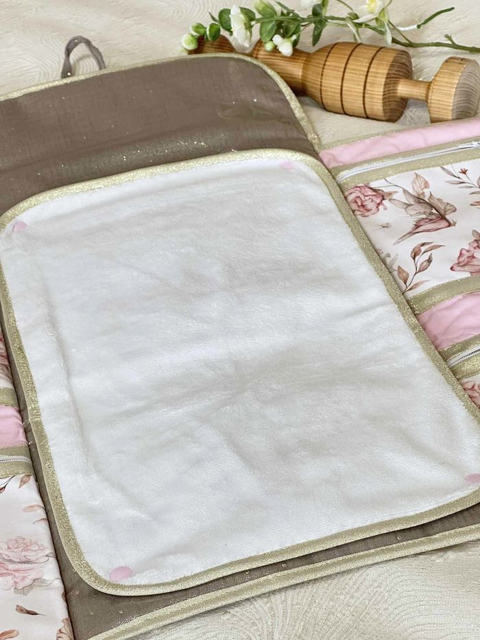 Tapis à langer nomade lapin rose - photo numéro 7