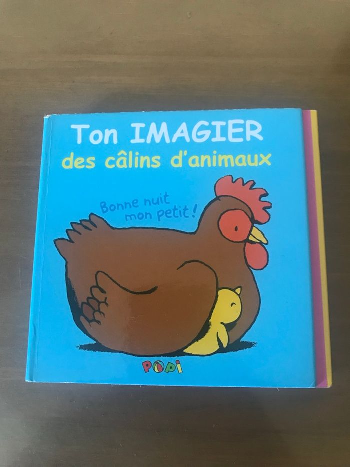 Ton imagier des câlins d’animaux Popi Bayard 18 mois