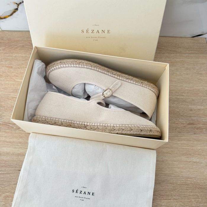 Paire d’espadrilles Sézane Mariana lin. Pointure 39. Neuve. - photo numéro 2