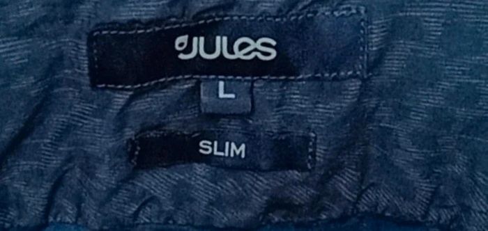 Chemise manches longues hommes marine taille L - photo numéro 6