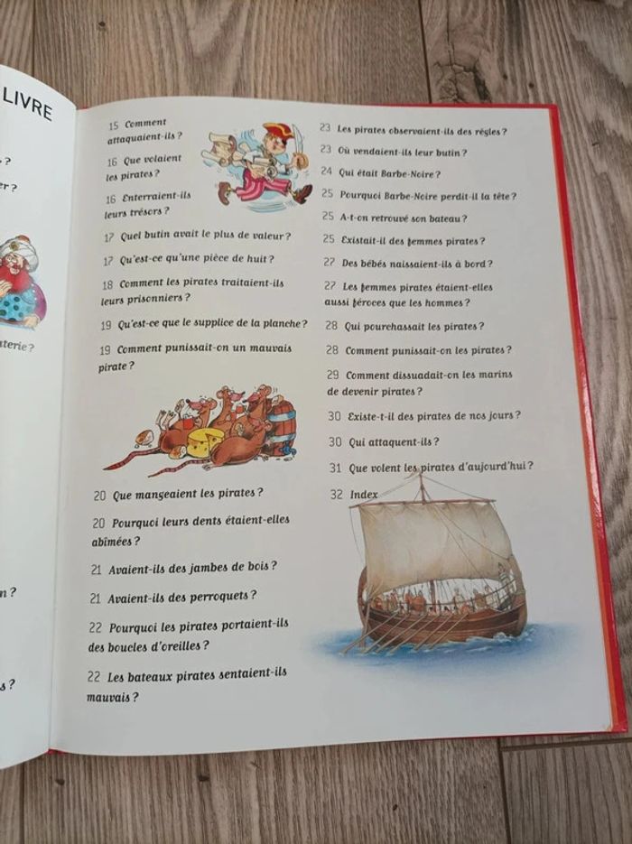Joli livre instructif sur les pirates neuf - photo numéro 4