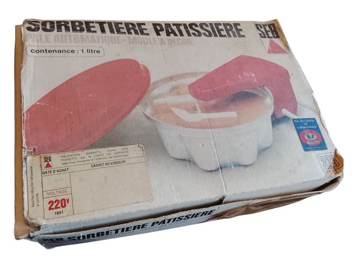 Sorbetière Pâtissière Seb Vintage - photo numéro 4
