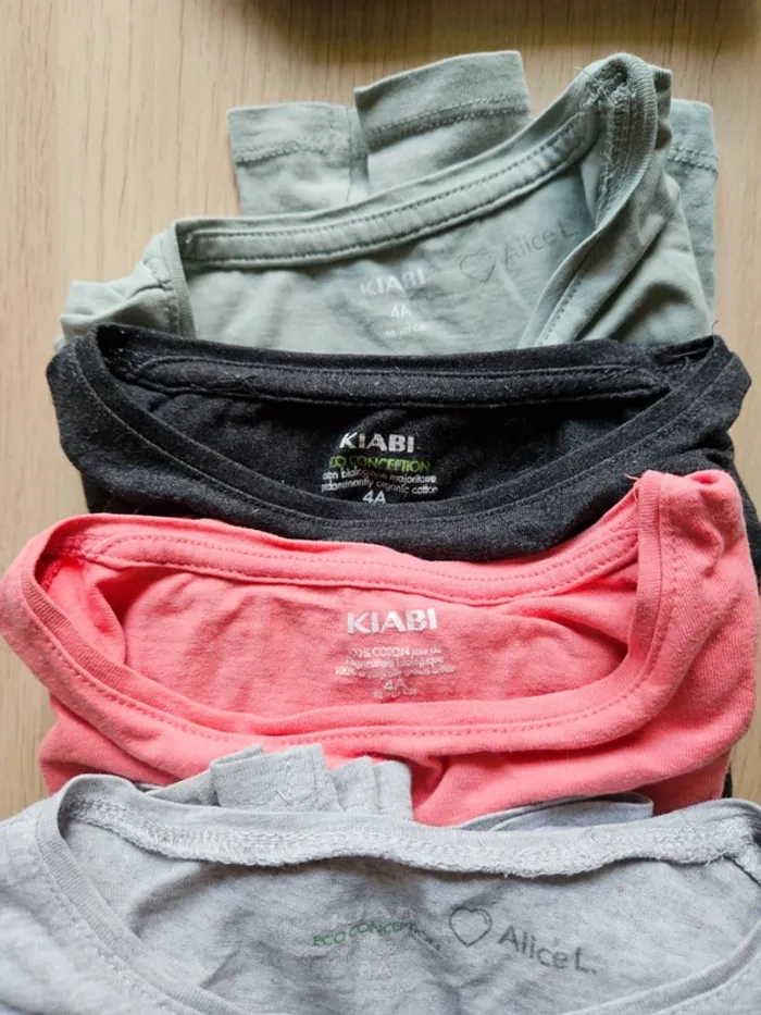 Lot de 8 tee-shirt manches longues 4 ans - photo numéro 3