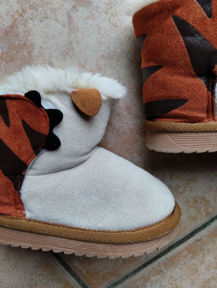bottes chaude tigre garçon  18cm - photo numéro 3