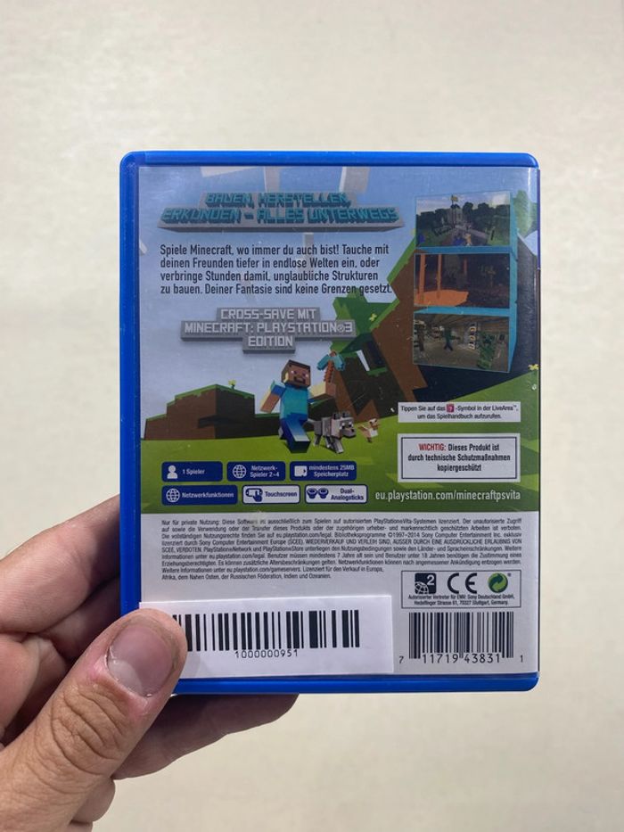 🟩 Minecraft PlayStation Vita Edition – Complet avec code - photo numéro 2