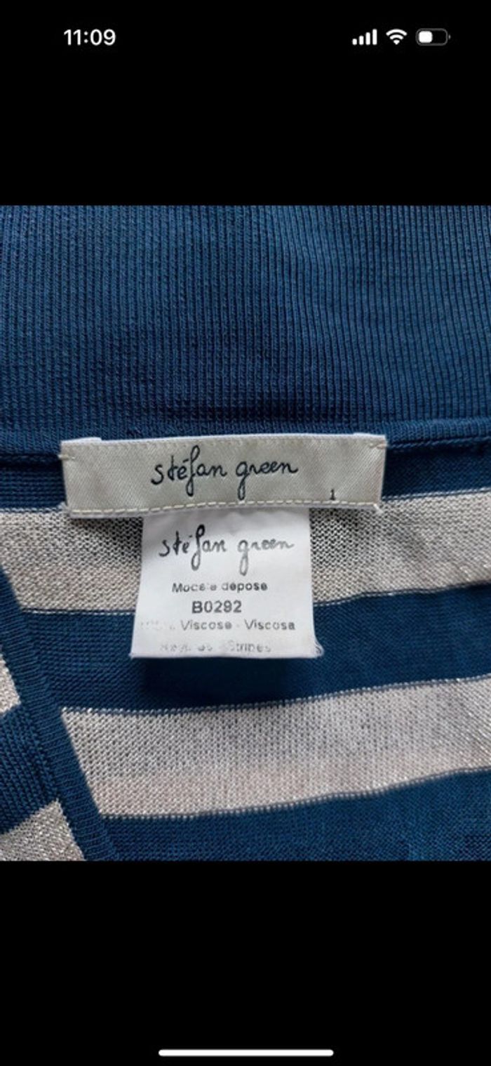 Tee-shirt Stefan Green taille 1 - photo numéro 3