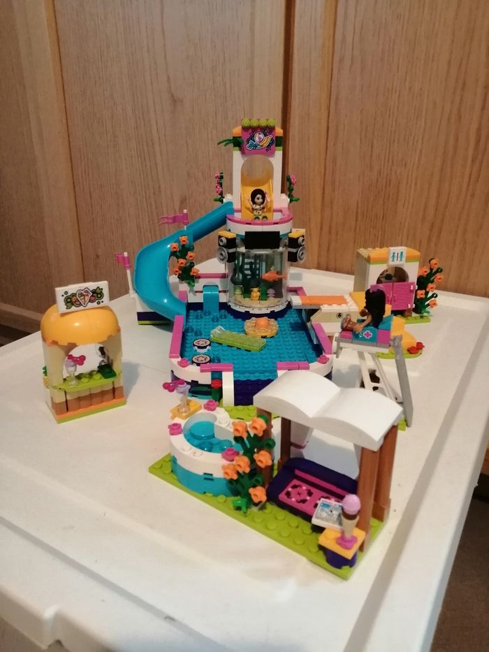 Lot 3 Lego friends Piscine+Tobogan+Ariel - photo numéro 4