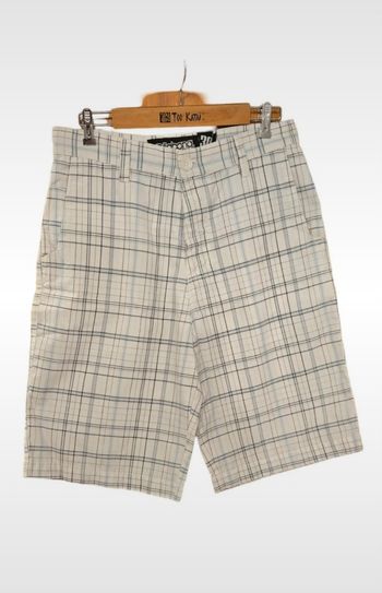 Pantacourt Billabong homme a carreaux T.40