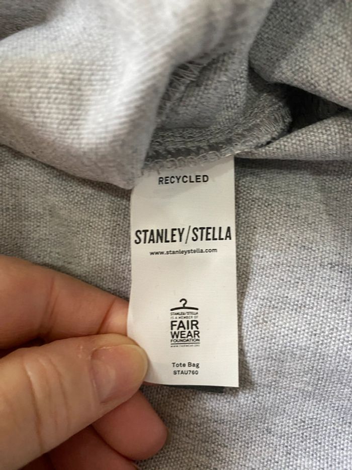 Tote-Bag gris Stanley/Stella - photo numéro 3