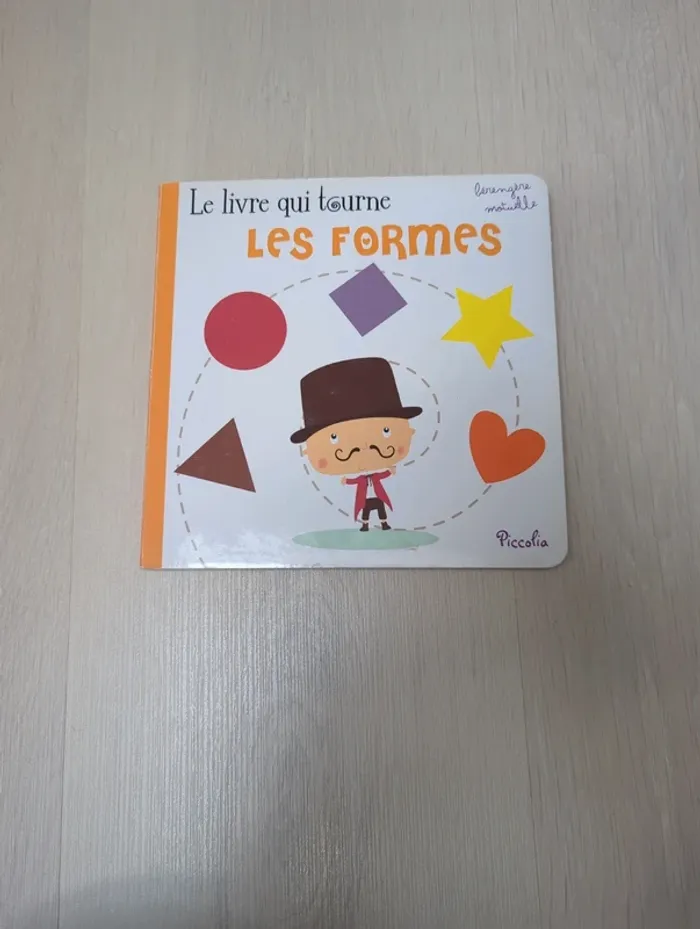 Le livre qui tourne Les formes