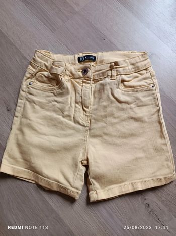 Short en jeans