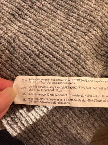 Robe Pull à col montant gris 3/4 ans Zara 