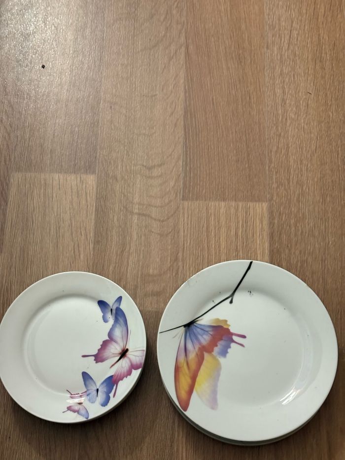assiette papillon