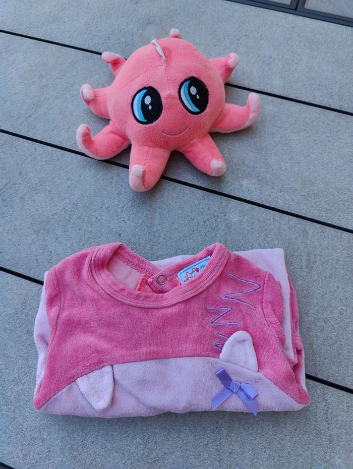 Pyjama fille rose 3 mois - photo numéro 4