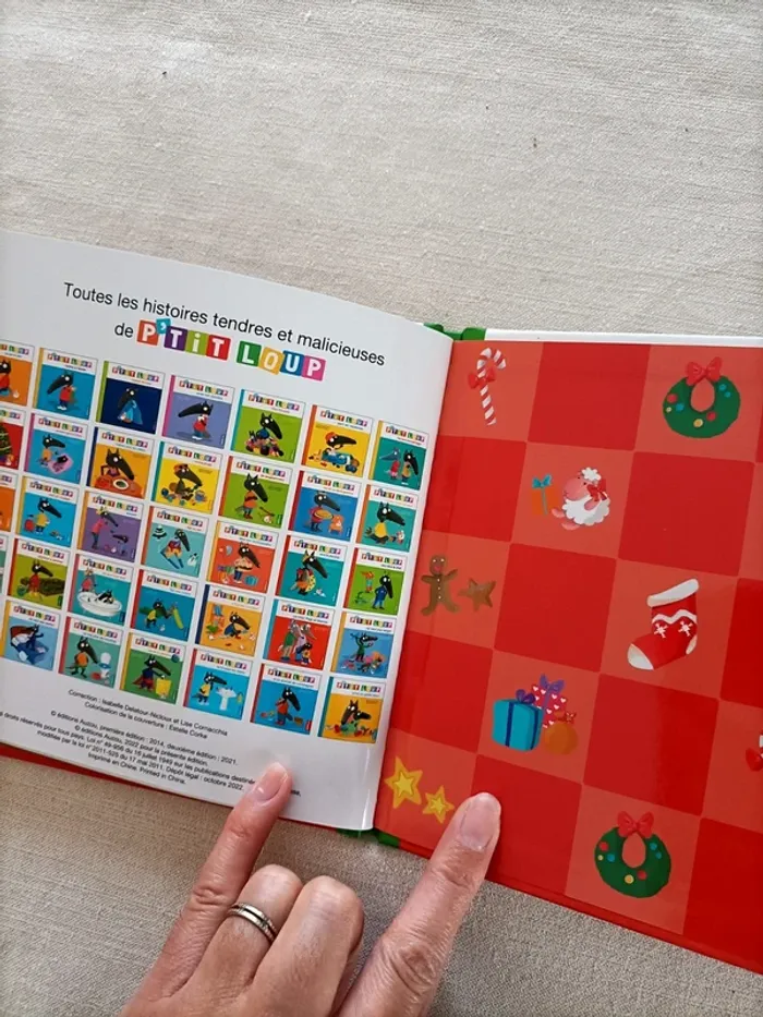Livre P'tit Loup prépare Noël - photo numéro 10