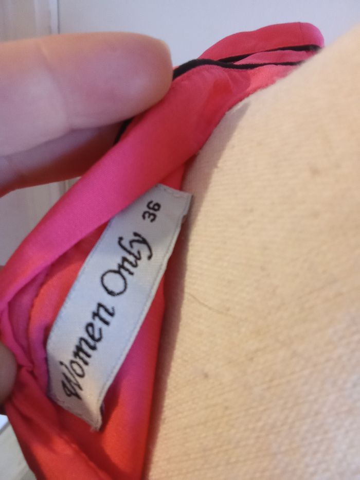 Blouse tunique débardeur été femme rose, noure, col v taille 36 ou S, women only - photo numéro 4