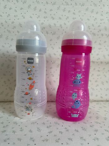 Lot de biberon Mam 2ème âge