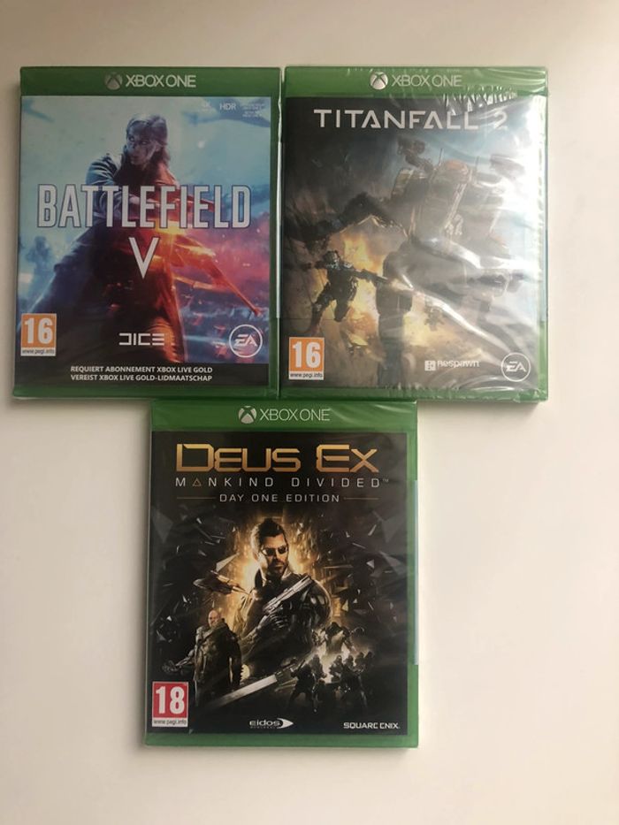 Pack 3 jeux Xbox One - photo numéro 1