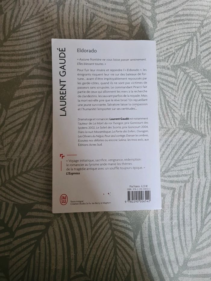 Livre Eldorado - photo numéro 2