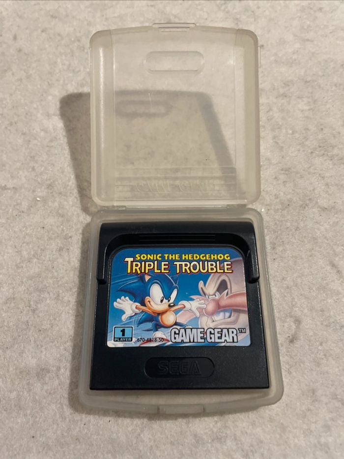 Sonic Triple Trouble Jeu Sega Game Gear - photo numéro 3