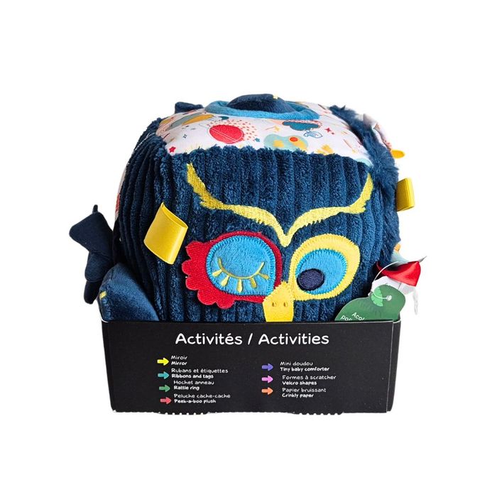 Cube d’activités Les Déglingos – Hibou – Neuf avec étiquette – 0+ - photo numéro 2