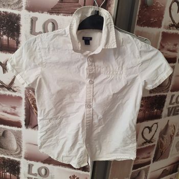 Chemise garçon 6 ans blanche Kiabi