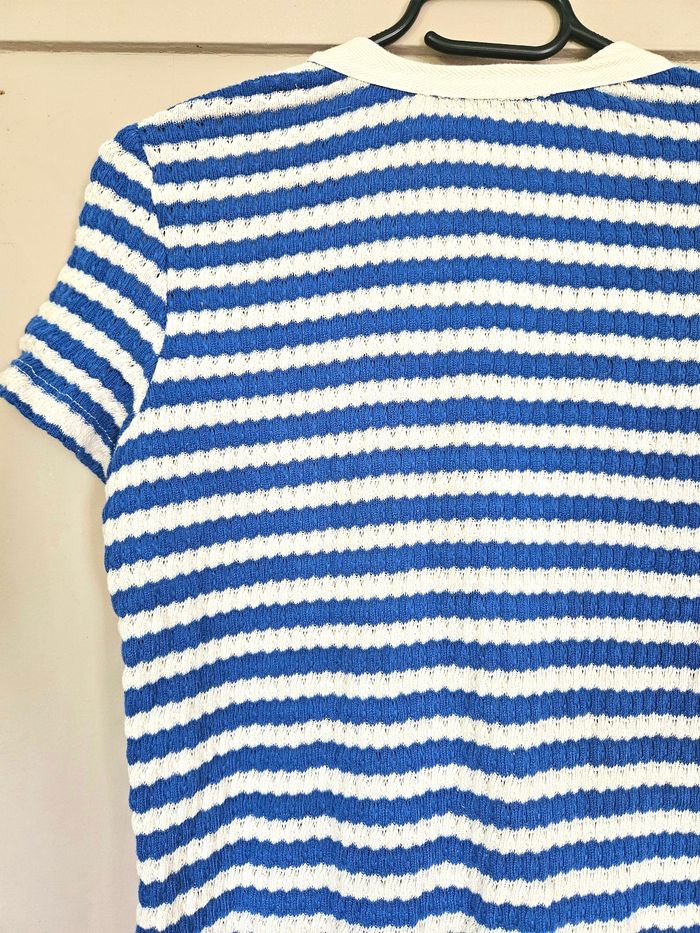 Robe marinière en maille - photo numéro 5