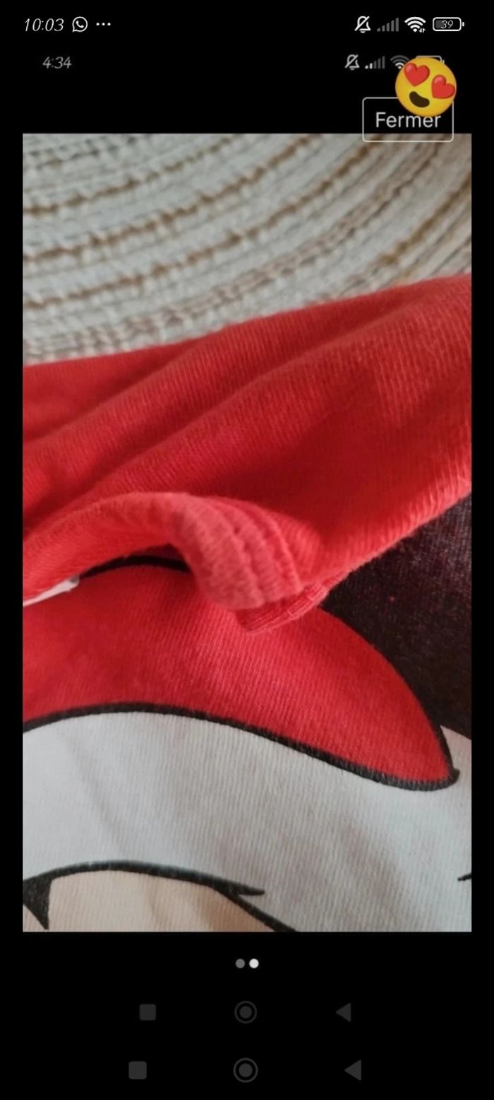 T-shirt manche longue Mickey de Noël - photo numéro 2