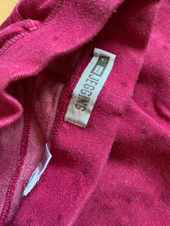 Pantalon Jegging fuchsia Okaidi Taille 5 ans - photo numéro 4
