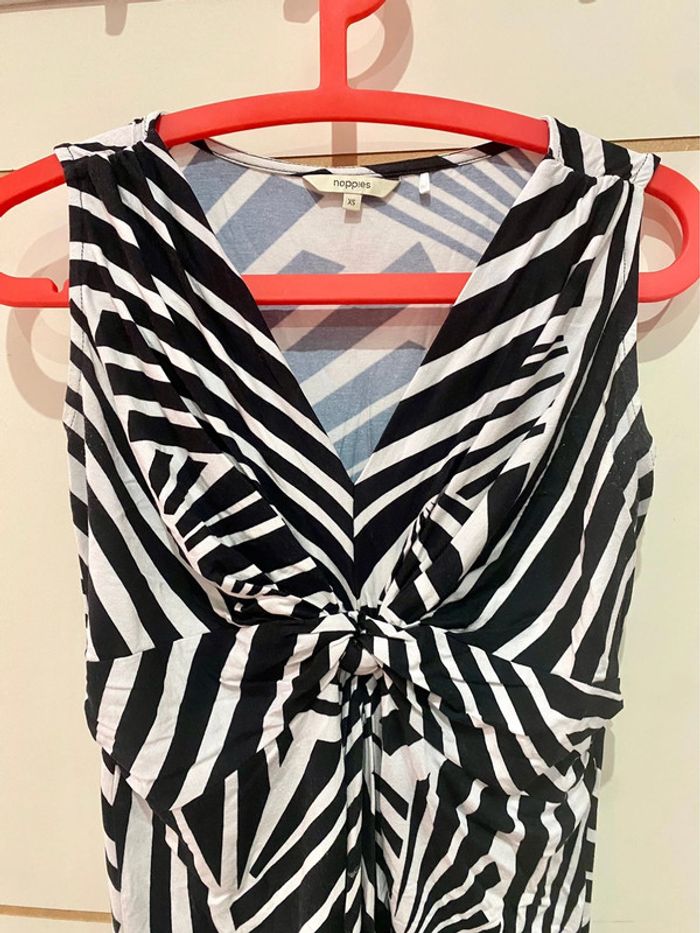 Robe de grossesse / maternité noir et blanc taille XS - photo numéro 2