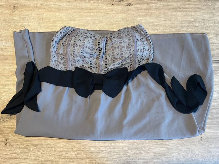 Robe, robe bustier, robe sans bretelle femme taille L