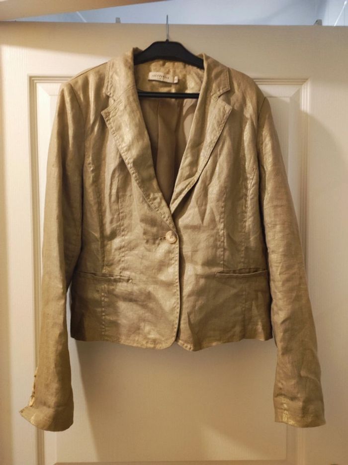 Blazer dorée Escandelle XL