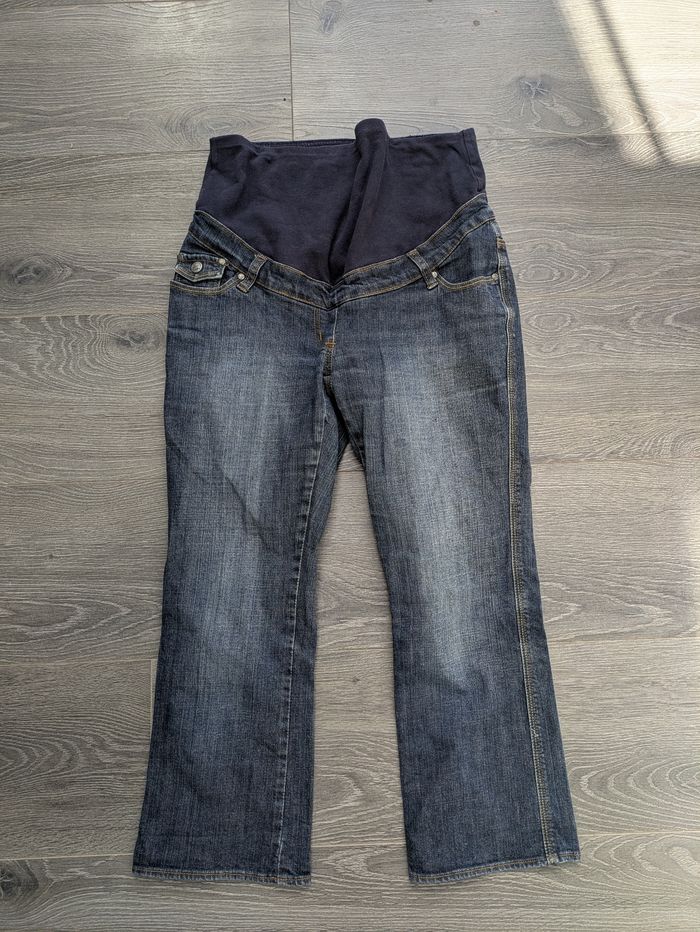 Jean pantacourt bandeau grossesse femme T 38