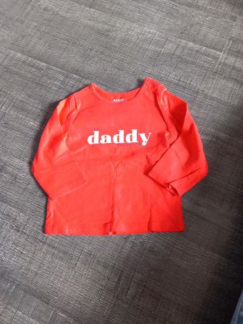 T-shirt taille 6mois kiabi 63/69cm