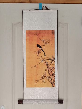 Tableau Peinture chinoise oiseaux et fleur