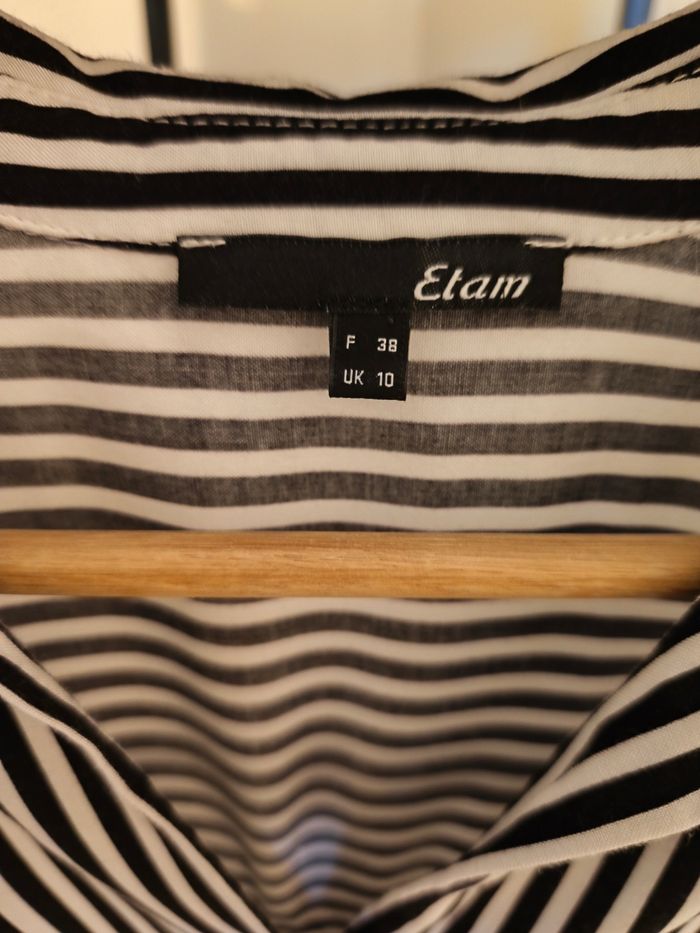 Chemisier Etam rayé - photo numéro 3