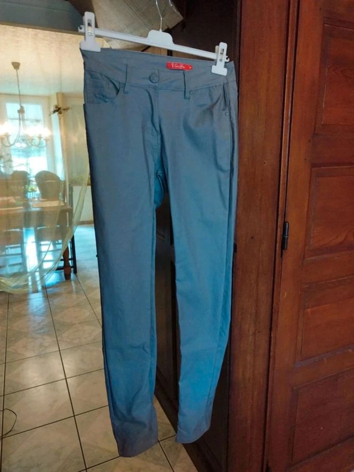 Jeans pantalon bleu clair skinny Griffon M/38