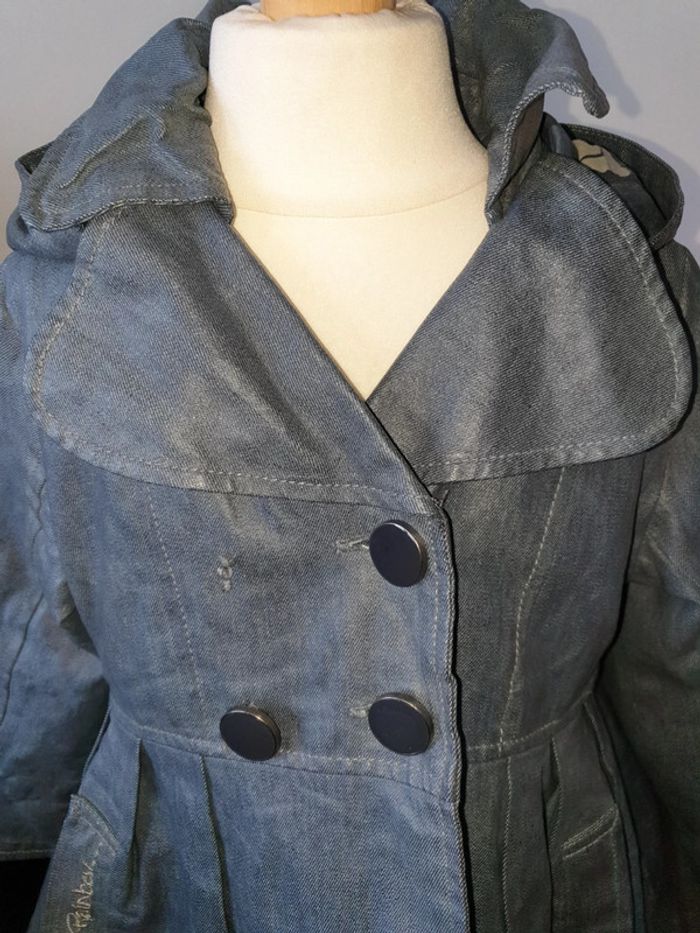 Imperméable bleu jean IKKS 3 ans - photo numéro 6