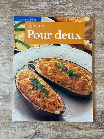 Livre de recettes cuisine pour deux