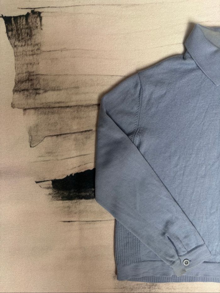 cardigan/veste Lacoste vintage couleur bleu clair taille S - photo numéro 4