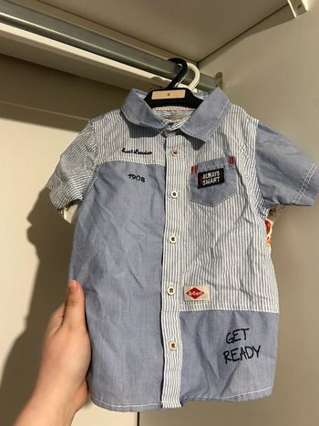 Chemise manche courte 24 mois